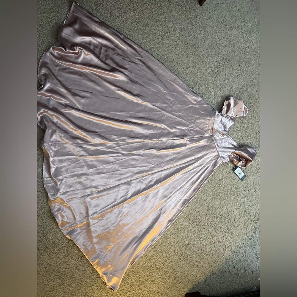 Maternity dress, dusty pink color